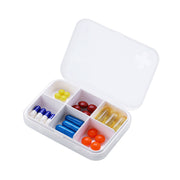 Pill Box Divided Into Small Pill Box Portable Morning