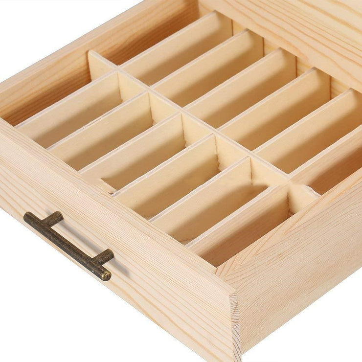 Essential oil storage box folding wooden box