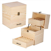 Essential oil storage box folding wooden box
