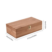 Bamboo And Wood Material 25 Grid Essential Oil Storage Box