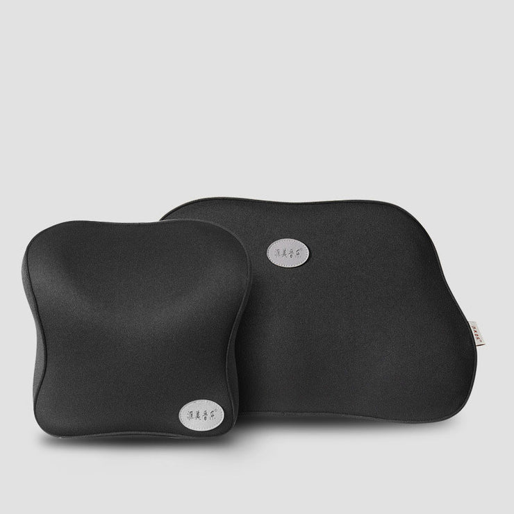 Memory Foam Car Headrest And Neck Cushion Set