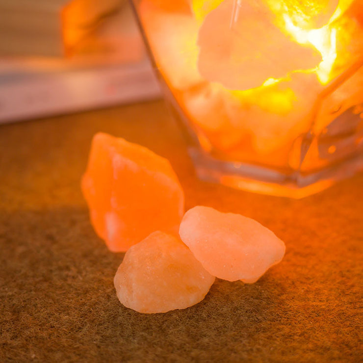 Himalayan crystal salt lamp