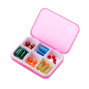Pill Box Divided Into Small Pill Box Portable Morning
