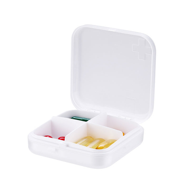 Pill Box Divided Into Small Pill Box Portable Morning