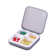 Pill Box Divided Into Small Pill Box Portable Morning